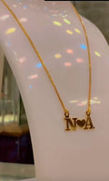 Two Alphabet Name Necklace 01