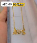 Two Alphabet Name Necklace